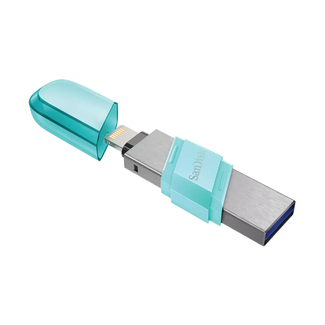 فلاش ميموري SanDisk iXpand Flash Drive Luxe 128GB Lightning & USB-A